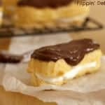 Eclairs and cream puffs are made simple in this easy recipe, but still oh so elegant! #glutenfree