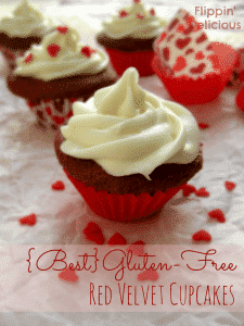 The BEST Gluten Free Red Velvet Cupcakes