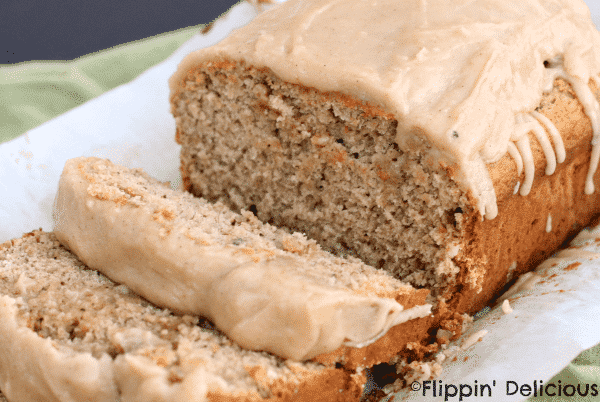 Who doesn't love sweet gluten-free banana bread, especially when it is covered in nutty browned butter frosting. #glutenfree
