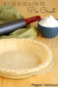 This truly is the best all-butter gluten-free pie crust. Oh so tender, flaky, and it holds up well enough you can pick up a piece of pie with your hand. Buttery pie perfection right here!