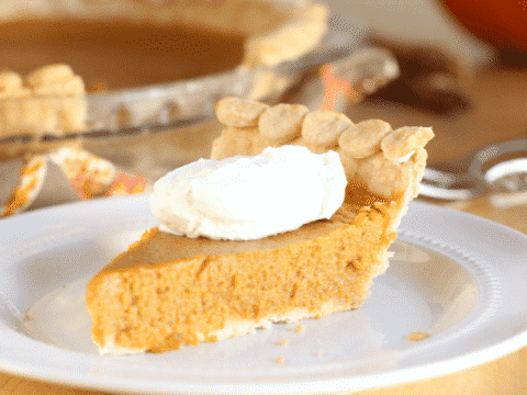 Gluten free honey pumpkin pie has all the great pumpkin flavor that you crave but without any refined sugars. Lightly sweetened and perfectly slice-able.