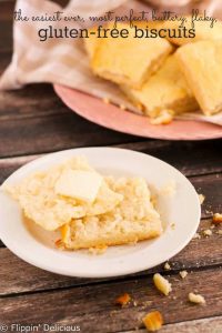 Buttery, flaky, fluffy, silky, gluten-free biscuits with crispy golden edges. These gluten-free biscuits have only 5 ingredients. They are so easy, and so good, they will change your life!
