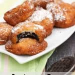 The classic state fair treat, now safe to eat. Gluten free deep fried oreos (and gluten free deep fried cookie dough), with a sweet and easy to make batter.