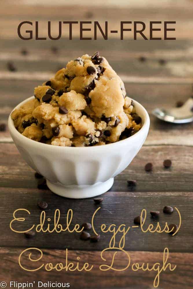 Gluten Free Edible Cookie Dough Egg Less