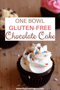 easy one bowl gluten free chocolate cake recipe for gluten free chocolate cupcakes