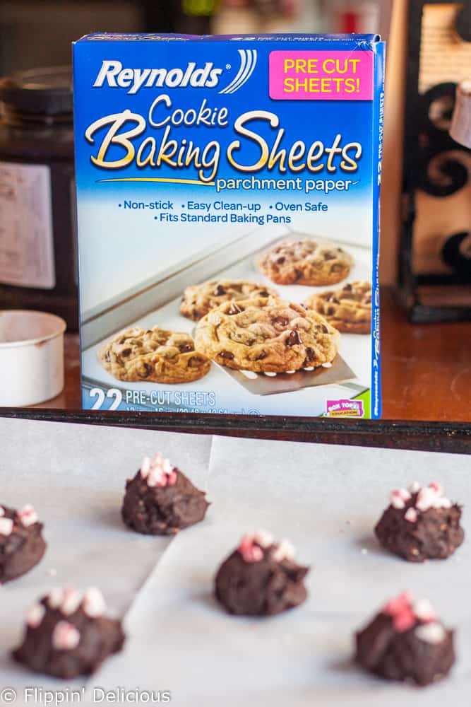 Reynolds cookie baking sheets are pre-cut parchment paper that fit