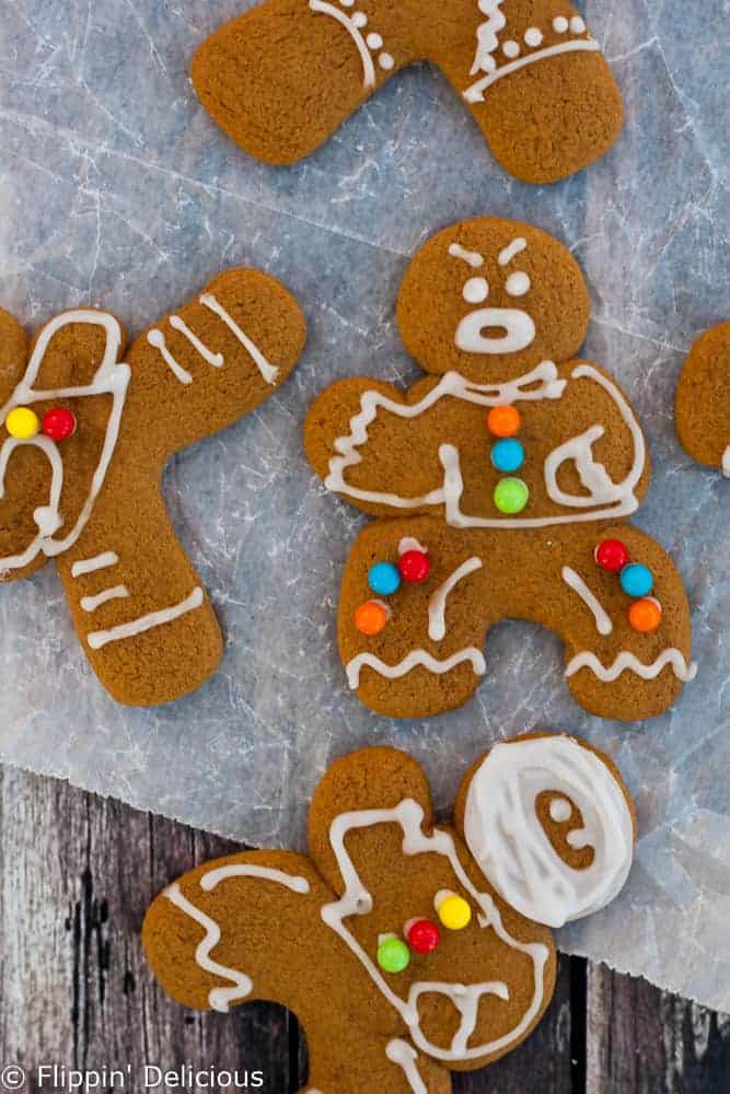 Gluten Free Vegan Ninjabread Men (dairy free, egg free, gingerbread cut ...