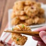 Now you can make your own safe Gluten Free Bang Bang Shrimp (copycat Bonefish Grill recipe) with a crispy golden breading and creamy chili sauce!