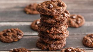 Flourless Chocolate Peanut Butter Cookies {gluten free}