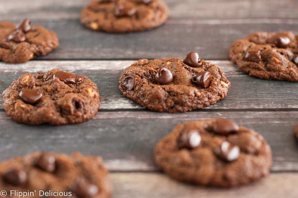 These Chewy Flourless Chocolate Peanut Cookies are soft and nutty. You won't be able to resist going back for more.