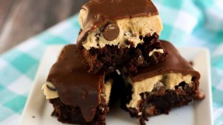 Gluten Free Cookie Dough Brownies