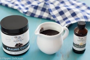 Dairy Free Hot Fudge Sauce that is thick, smooth. Made with cocoa powder and coconut milk, you'd never guess it is vegan!