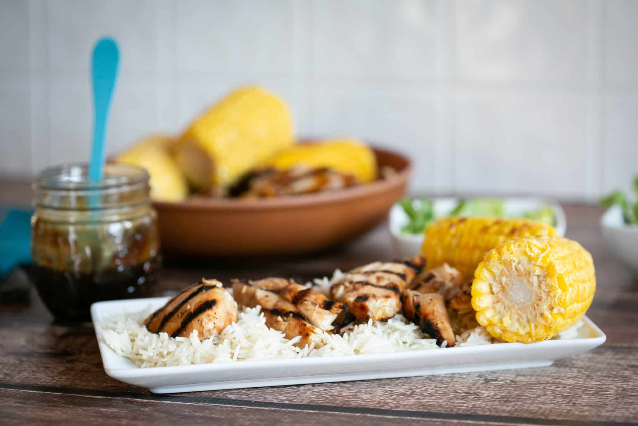 Teriyaki Chicken and Rice Bowl on the Philips Smokeless Indoor Grill -  Sweet Savant