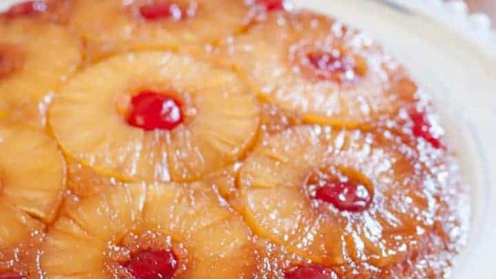 BEST EVER Pineapple Upside Down Cake - The Scran Line