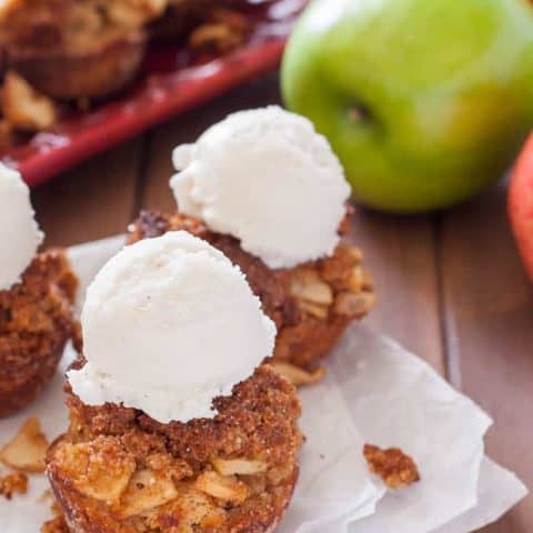 Gluten Free Apple Brown Betty Cups take the classic dessert to a new fun-portable place. The perfect sweet and buttery fall apple dessert!