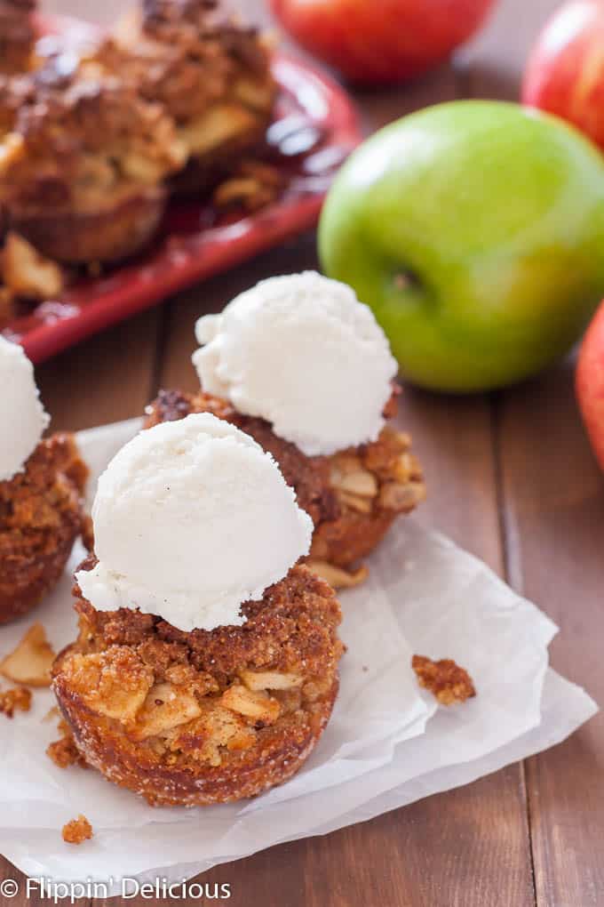 Gluten Free Apple Brown Betty Cups take the classic dessert to a new fun-portable place. The perfect sweet and buttery fall apple dessert!