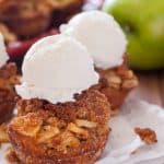 Gluten Free Apple Brown Betty Cups take the classic dessert to a new fun-portable place. The perfect sweet and buttery fall apple dessert!