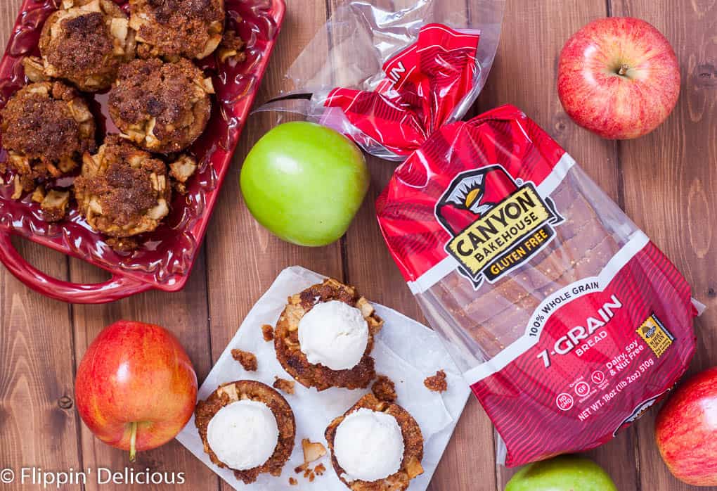 Gluten Free Apple Brown Betty Cups take the classic dessert to a new fun-portable place. The perfect sweet and buttery fall apple dessert!