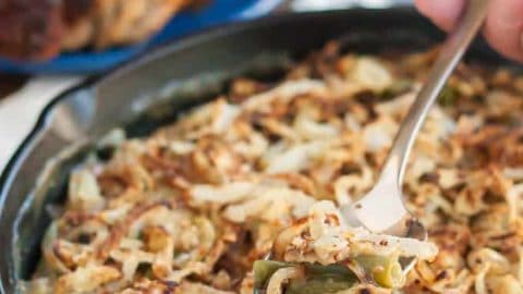 fat free vegan green bean casserole
