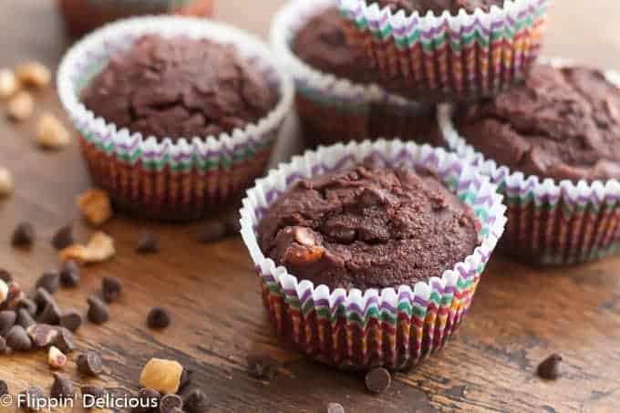 These Gluten-Free Chocolate Hazelnut Muffins taste just like Nutella, and are grain-free, dairy-free, and refined sugar-free!