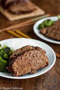 Gluten free teriyaki meatloaf is comfort food with sweet and tangy flavor. This is one dinner everyone will fight over!