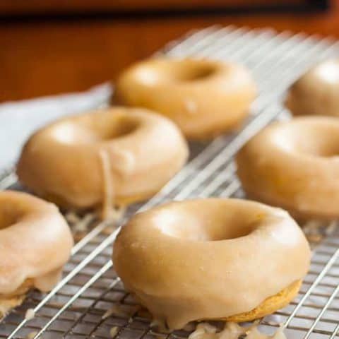 Gluten-Free Pumpkin Donuts with Maple Glaze