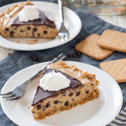 Gluten Free Cookie Dough Pie - Flippin' Delicious