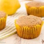 Almond Flour Lemon Poppy Seed Muffins- bright grain free lemon poppy seed muffins that are low carb, paleo, and keto friendly.
