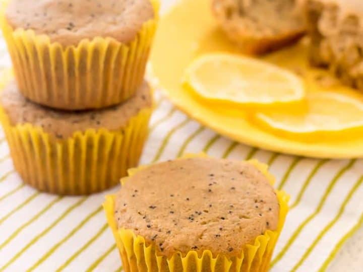 Almond Flour Lemon Poppy Seed Muffins