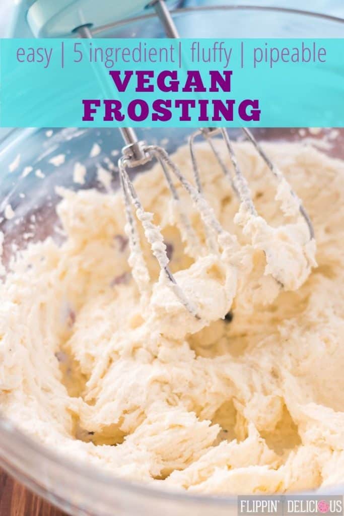 easy Vegan Frosting with 5 ingredients