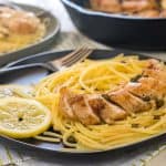 Classic Gluten Free Chicken Piccata makes a great weeknight meal, or easy at home date-night dinner. Crisp and golden buttery chicken in a light lemon butter sauce with capers, served with gluten-free pasta. Just like classic chicken piccata but made gluten-free.