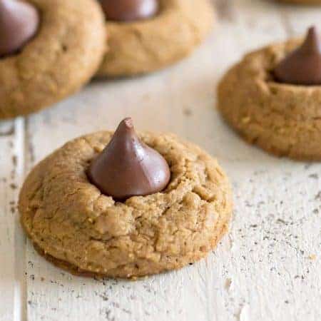 Gluten Free Blossom Cookies with Sunflower Seed Butter- Peanut Free