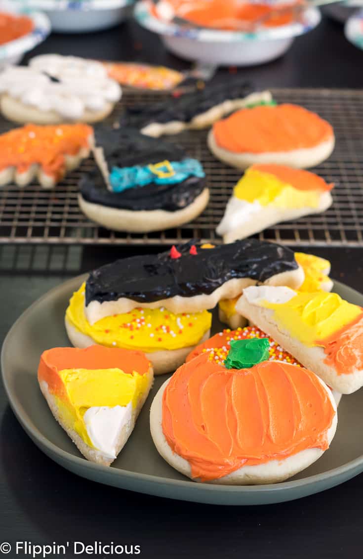 Gluten Free Halloween Sugar Cookies