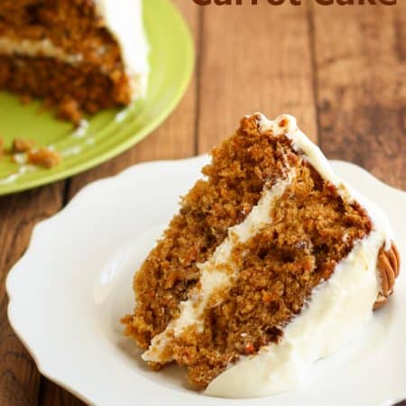 Gluten Free Carrot Cake with Whipped Cream Cheese Buttercream Frosting ...