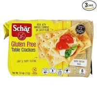 Schar Gluten Free Table Crackers, 7.4 Ounce (Pack of 3)