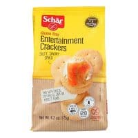 Schar Entertainment Crackers Gluten Free - Case of 6 - 6.2 oz.