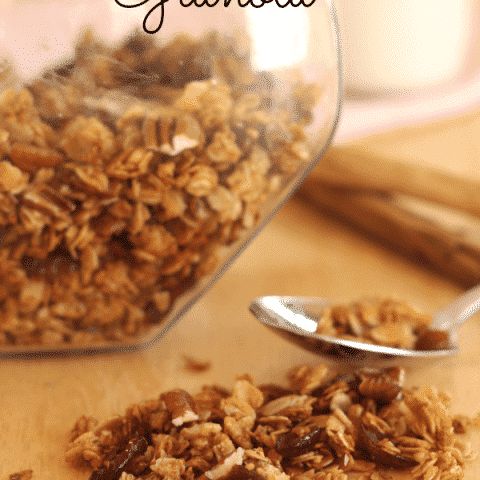 Gluten-Free Oatmeal Cookie Granola