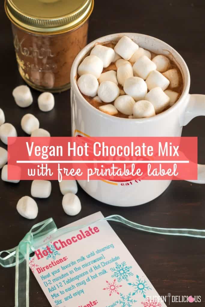Vegan Hot Chocolate Mix Recipe Perfect for Gifting Flippin' Delicious
