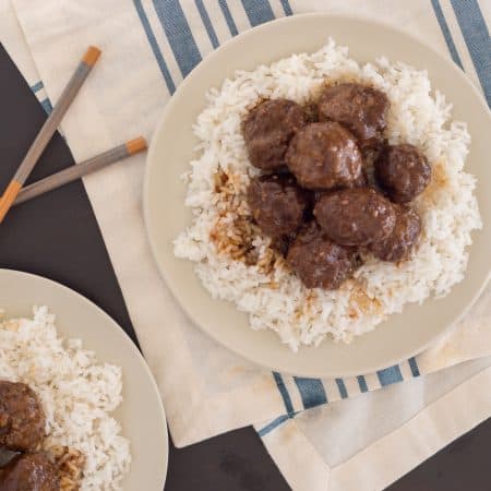 Instant Pot Gluten Free Teriyaki Meatballs