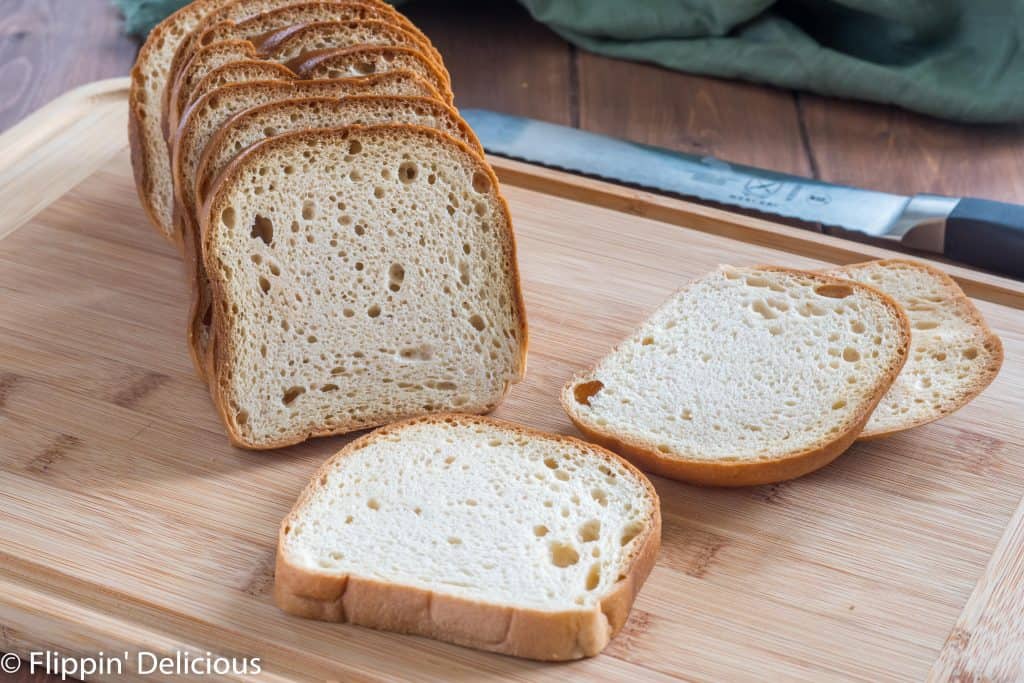 gluten free schar artisan baker bread on a cutting board