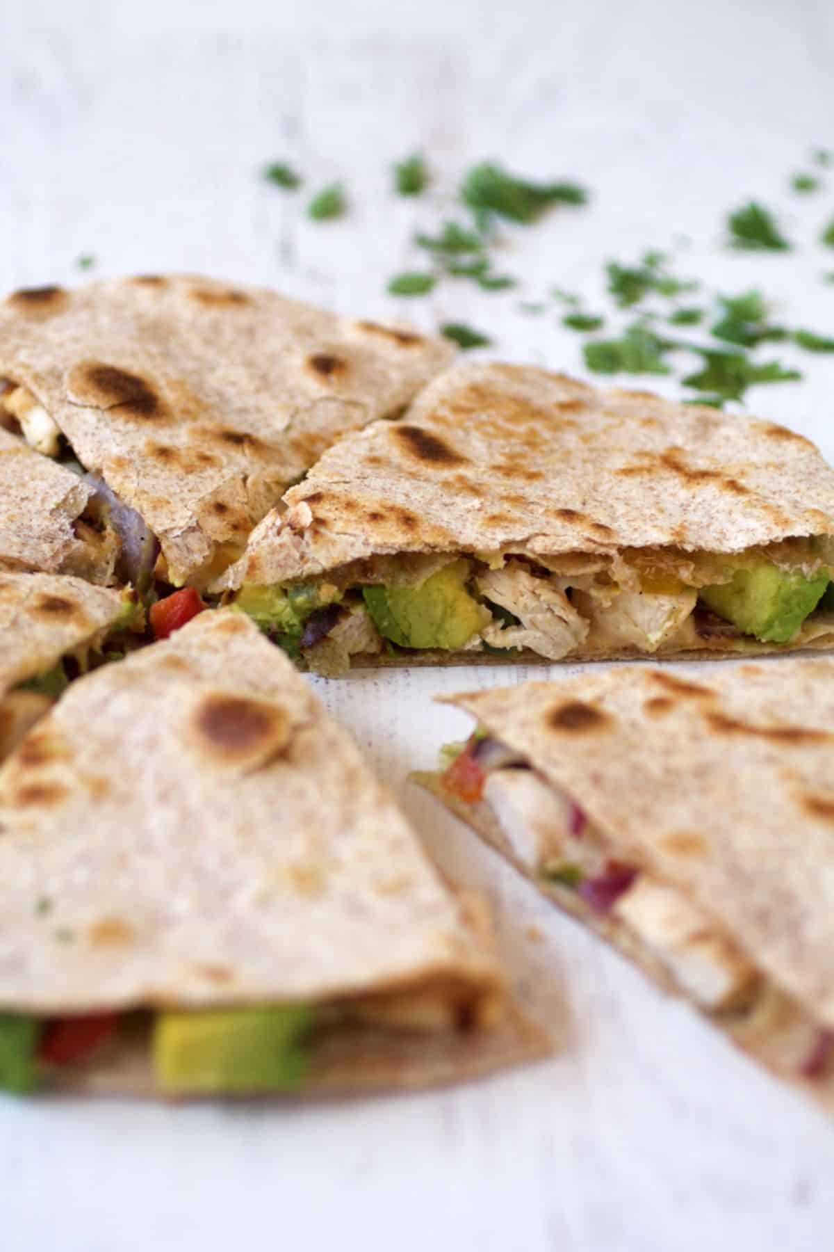 Gluten-Free Chicken Quesadillas