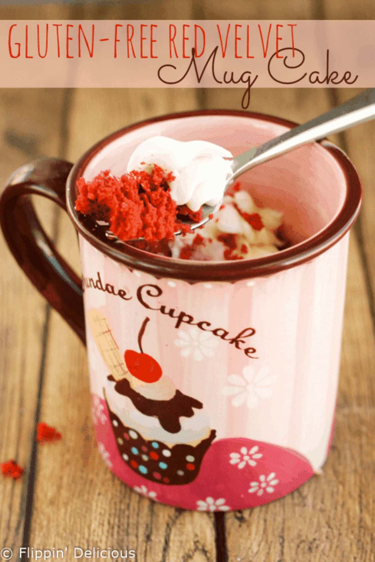 Gluten-Free Red Velvet Mug Cake