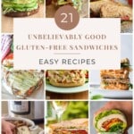 21 Unbelievably Good Gluten-Free Sandwiches (Easy Recipes) pinterest image.