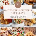 31 Gluten-Free Appetizers You'll Love (Cold & Warm) pinterest image.