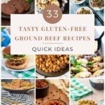 33 Tasty Gluten-Free Ground Beef Recipes (Quick Ideas) pinterest image.