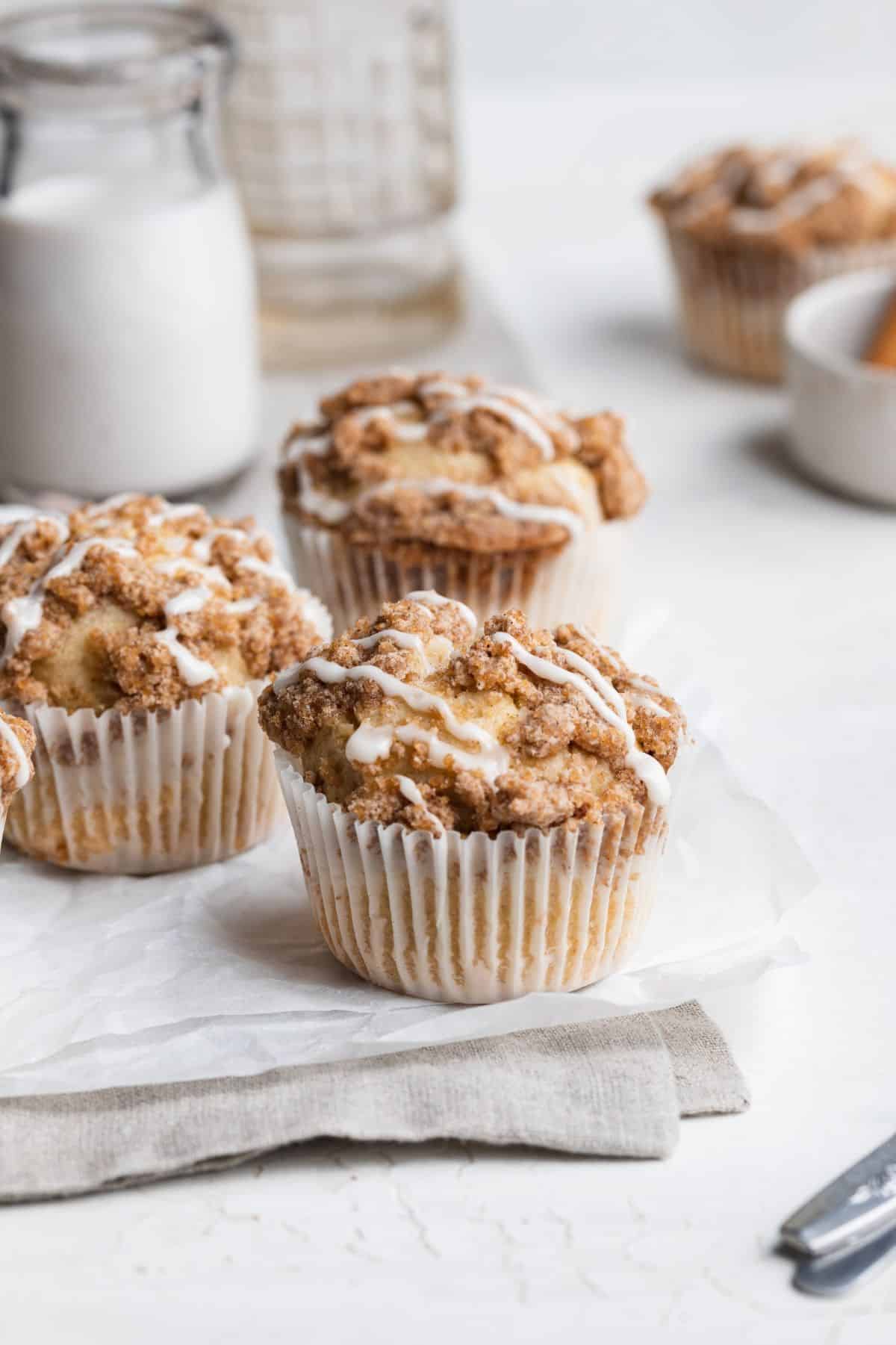 Delicious Gluten-Free Coffee Cake Muffins.