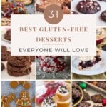 31 Best Gluten-Free Desserts Everyone Will Love pinterest image.