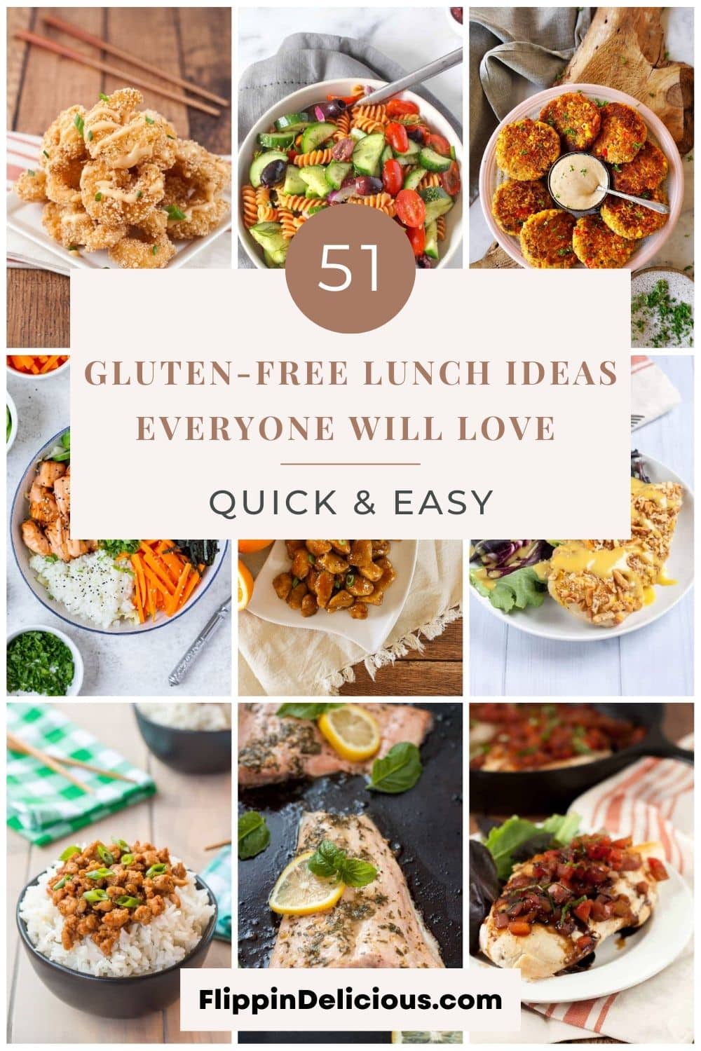 51 Gluten-Free Lunch Ideas Everyone Will Love (Quick & Easy) - Flippin ...
