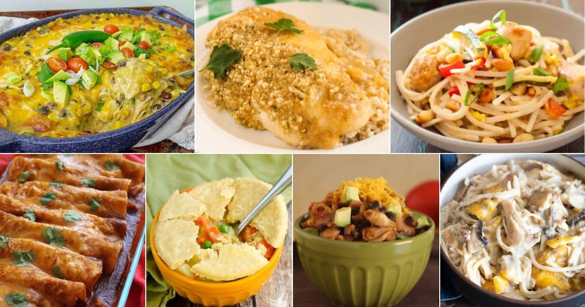 11 Gluten-Free Recipes with Rotisserie Chicken (Easy and Flavorful) facebook image.