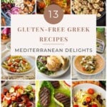13 Gluten-Free Greek Recipes (Mediterranean Delights) pinterest image.